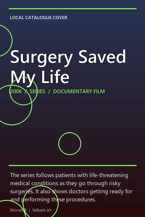 Surgery Saved My Life poster