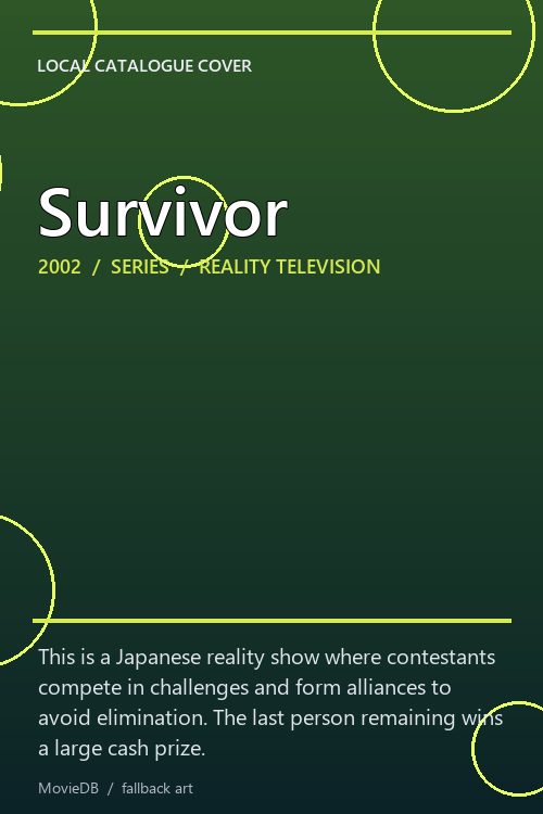 Survivor poster
