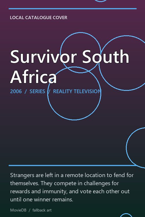 Survivor South Africa poster