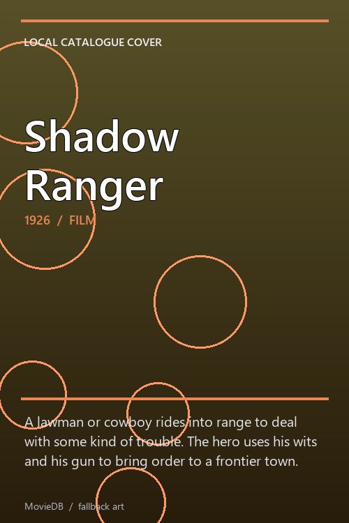 Shadow Ranger poster