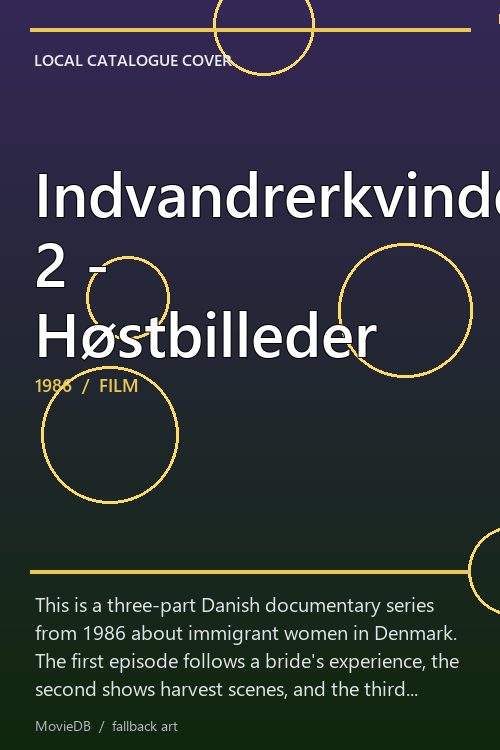 Indvandrerkvinder 2 - Høstbilleder poster