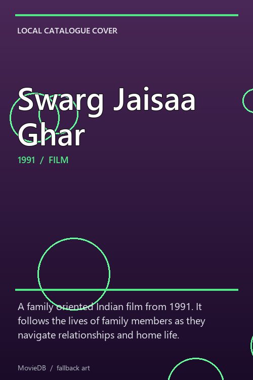 Swarg Jaisaa Ghar poster