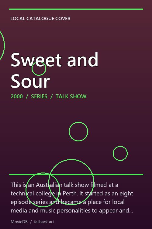 Sweet and Sour poster