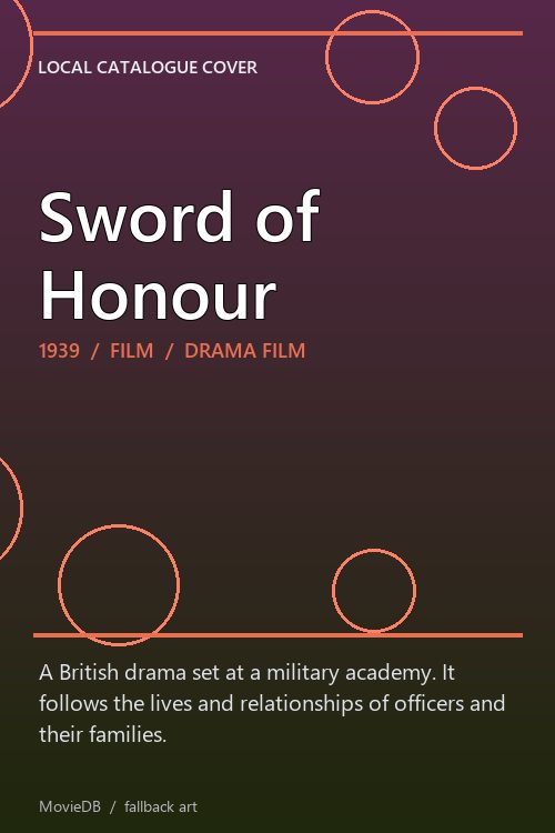 Sword of Honour poster