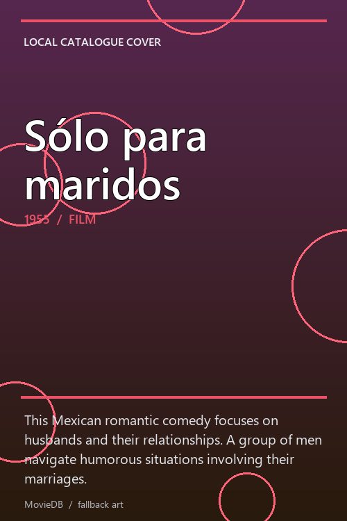 Sólo para maridos poster