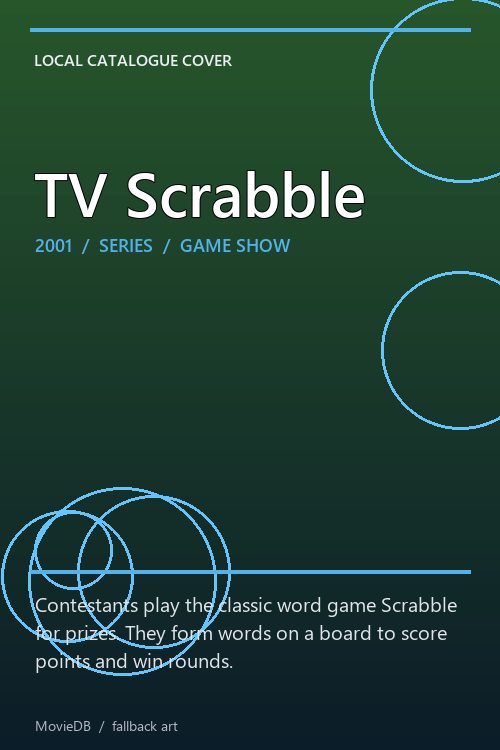 TV Scrabble poster
