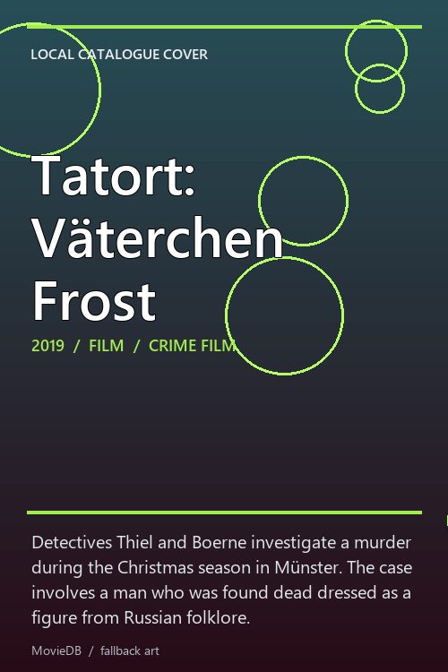 Tatort: Väterchen Frost poster