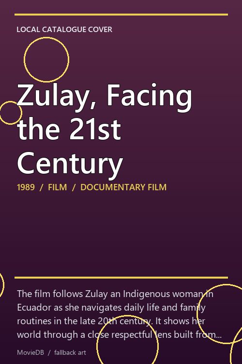Zulay, Facing the 21st Century poster
