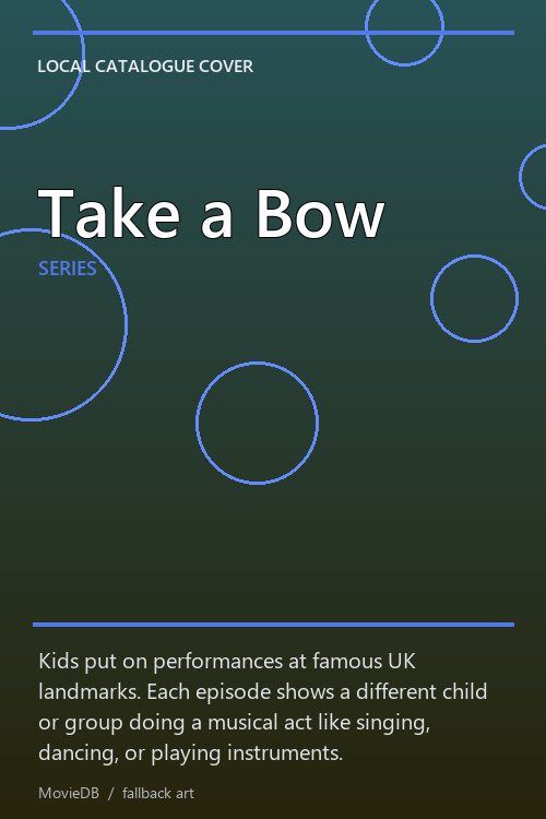 Take a Bow poster