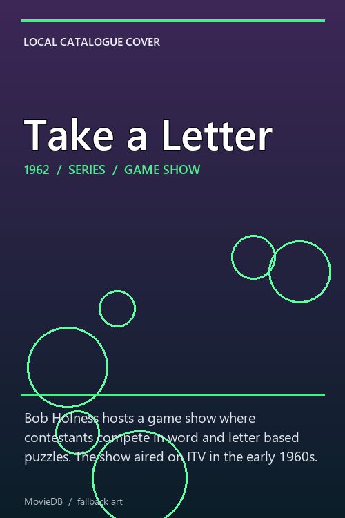 Take a Letter poster