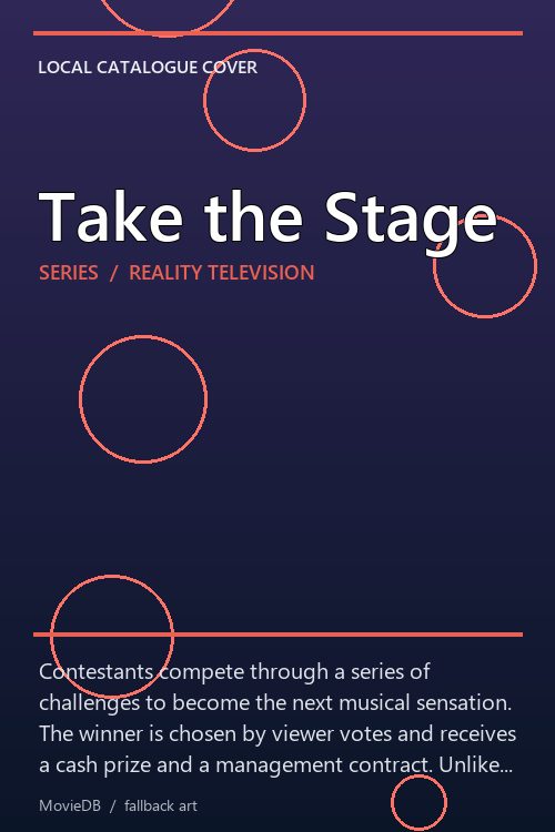 Take the Stage poster