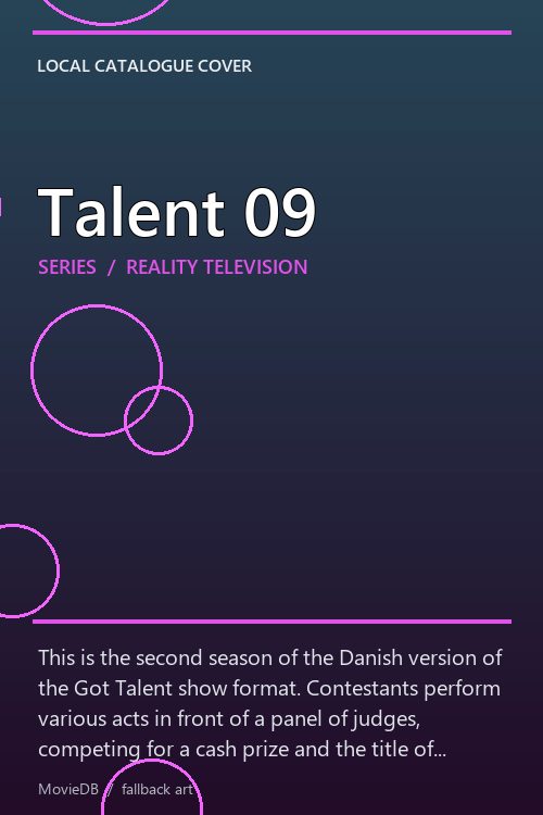 Talent 09 poster