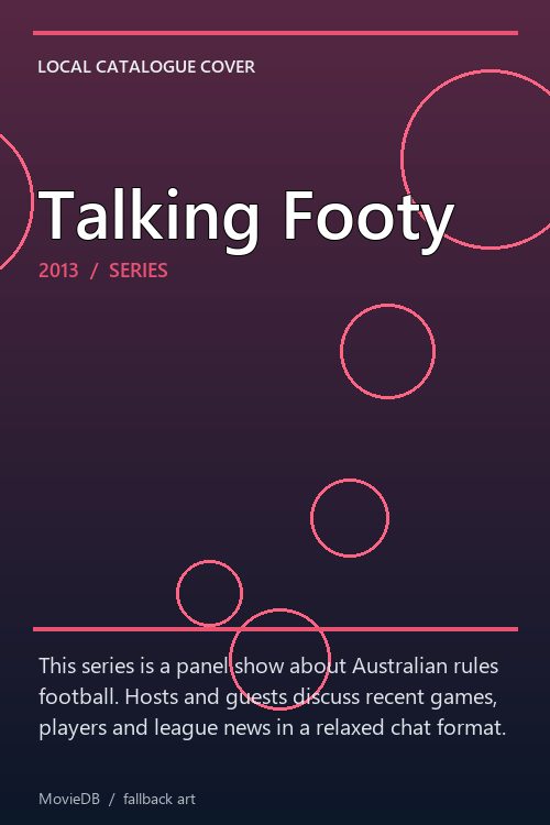 Talking Footy poster