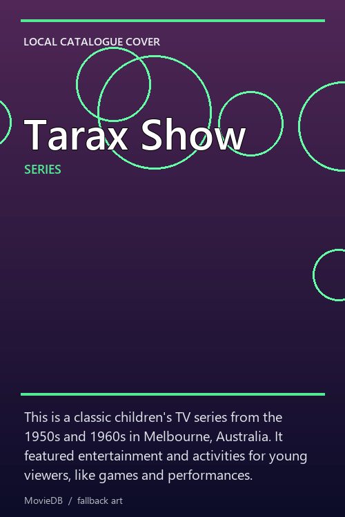 Tarax Show poster