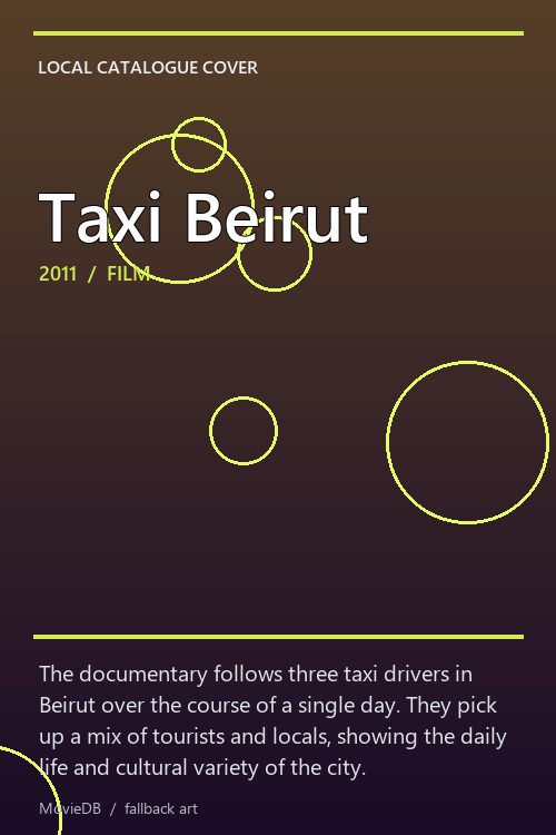 Taxi Beirut poster