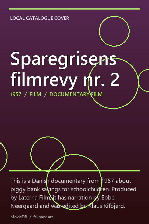 Sparegrisens filmrevy nr. 2 poster