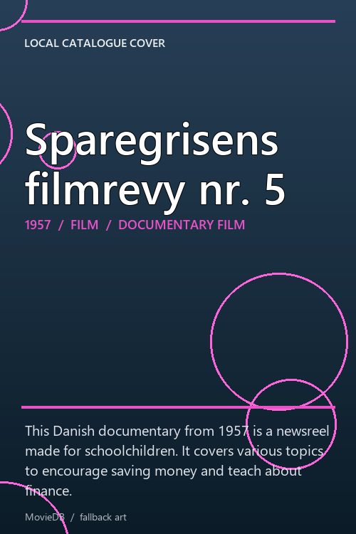 Sparegrisens filmrevy nr. 5 poster