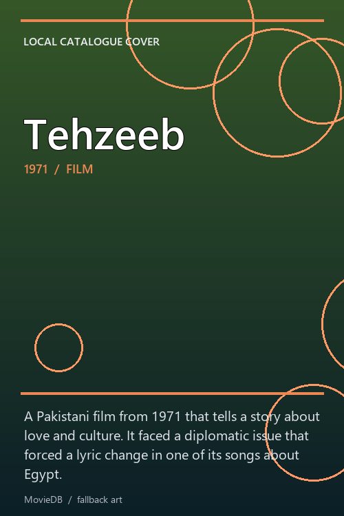 Tehzeeb poster