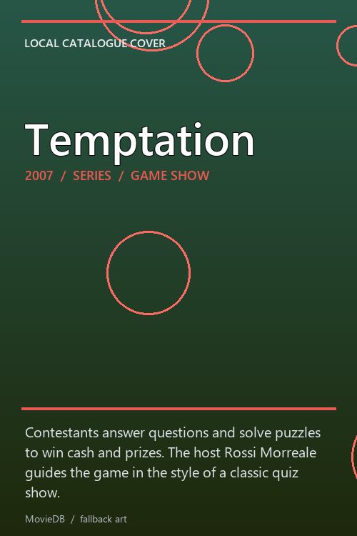 Temptation poster