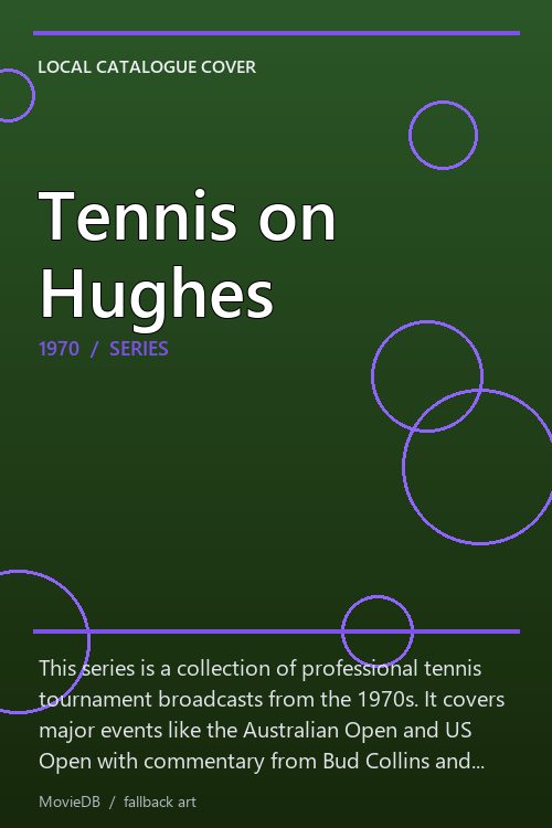 Tennis on Hughes poster