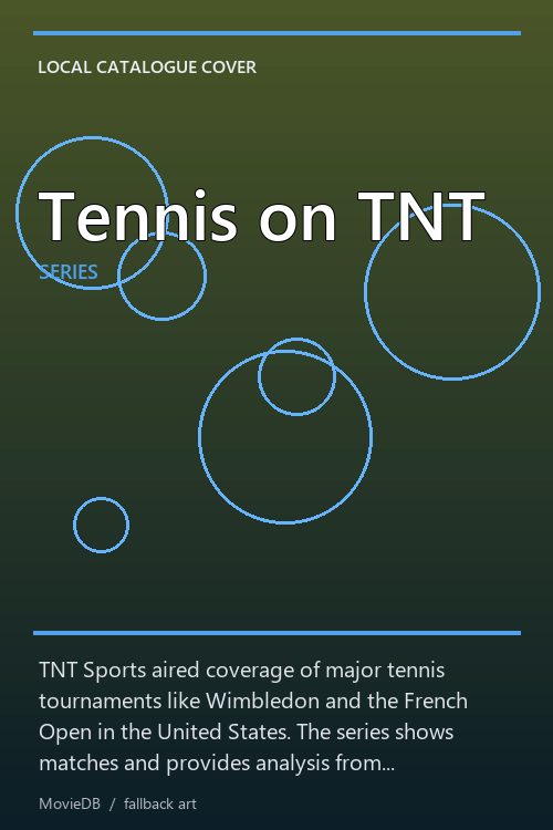 Tennis on TNT poster