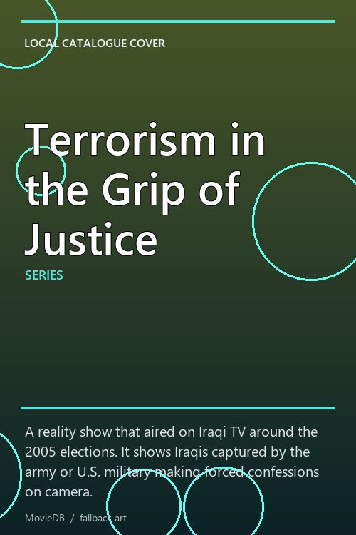 Terrorism in the Grip of Justice poster