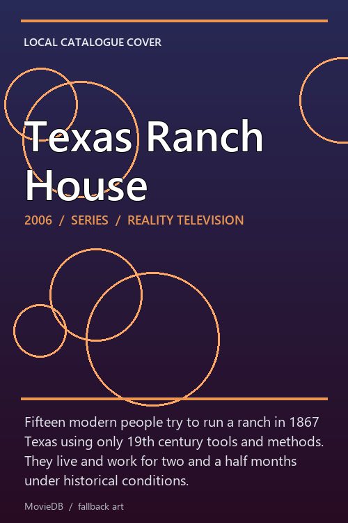 Texas Ranch House poster