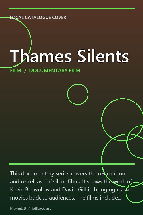 Thames Silents poster