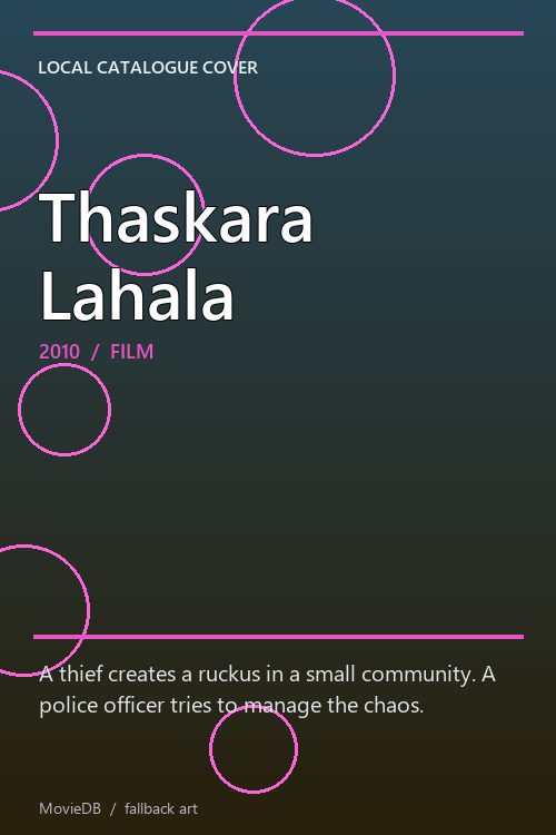Thaskara Lahala poster