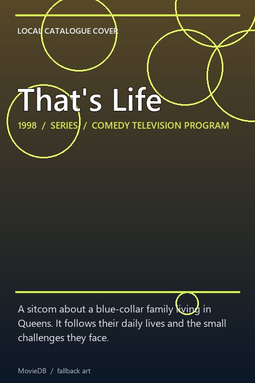 That's Life poster