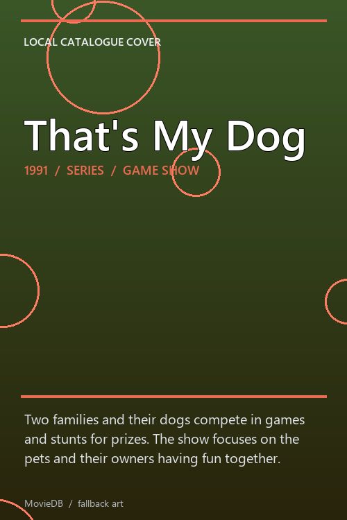 That's My Dog poster