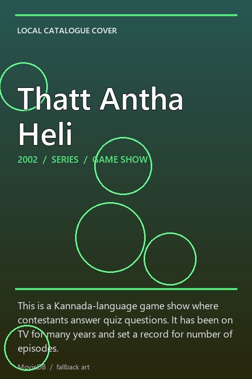 Thatt Antha Heli poster