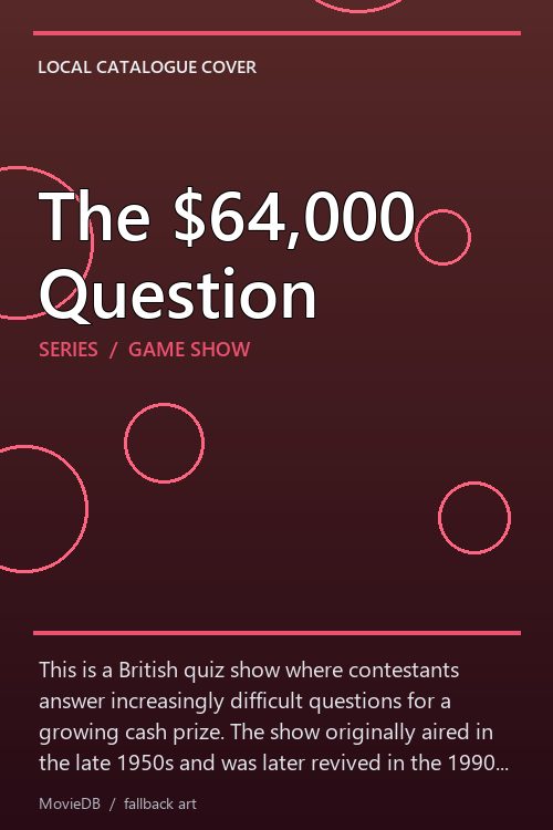 The $64,000 Question poster