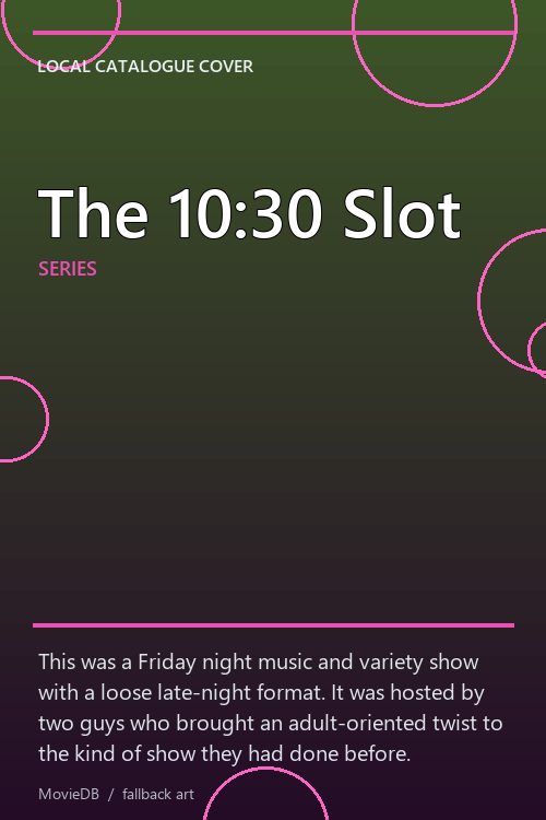 The 10:30 Slot poster