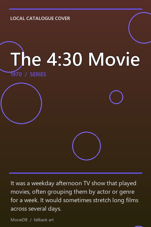 The 4:30 Movie poster