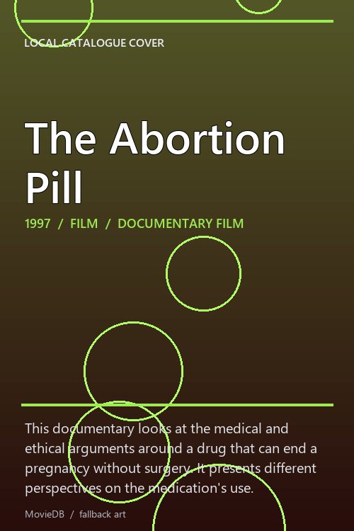 The Abortion Pill poster
