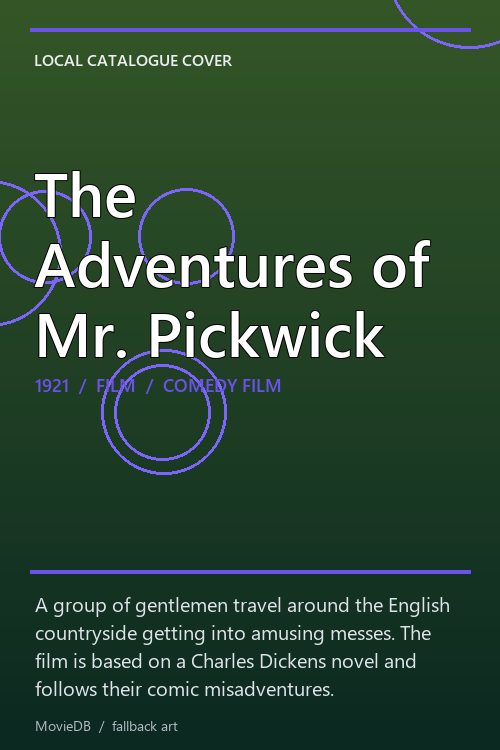 The Adventures of Mr. Pickwick poster