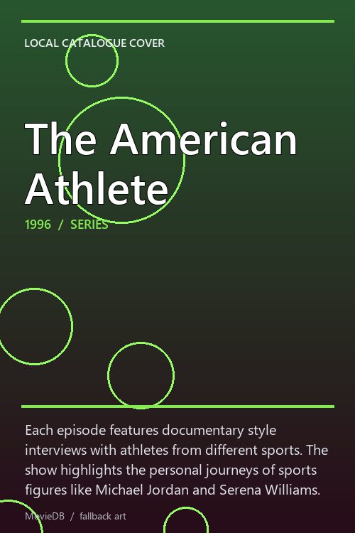 The American Athlete poster
