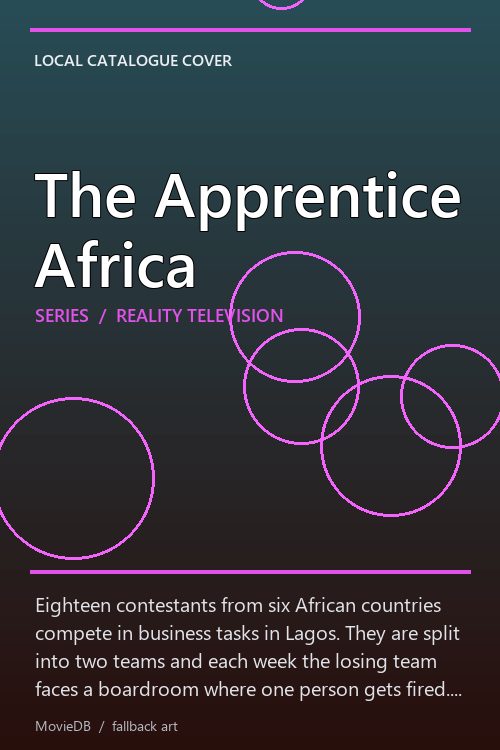 The Apprentice Africa poster