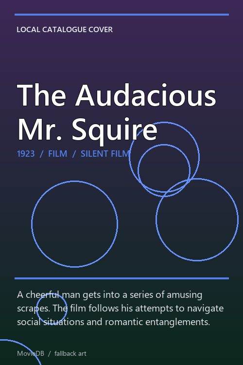 The Audacious Mr. Squire poster
