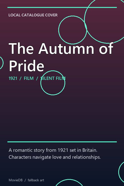 The Autumn of Pride poster