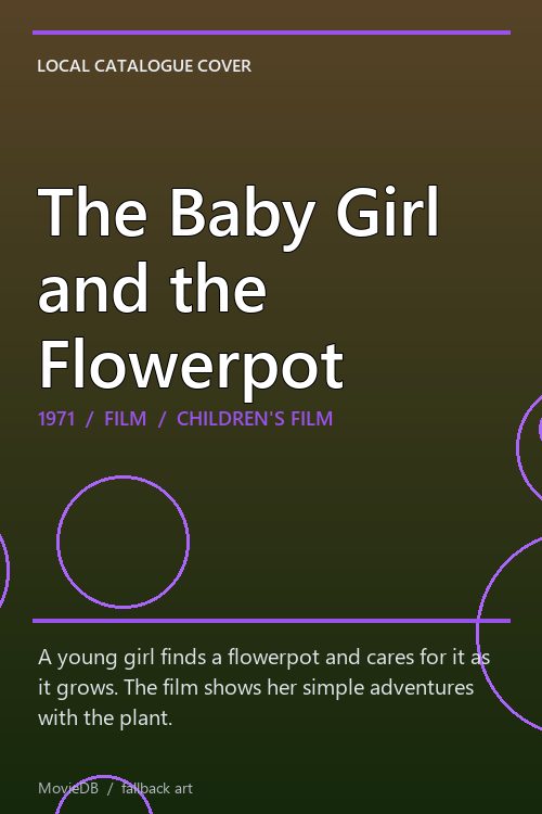 The Baby Girl and the Flowerpot poster