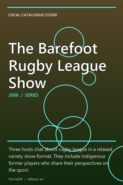 The Barefoot Rugby League Show poster