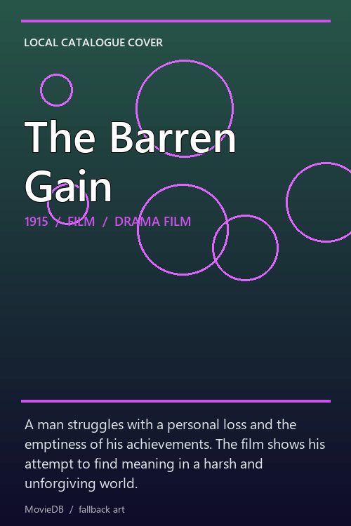 The Barren Gain poster