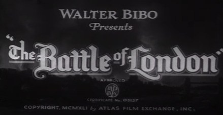 The Battle of London poster
