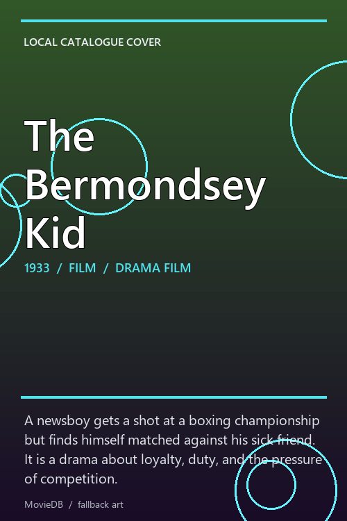 The Bermondsey Kid poster