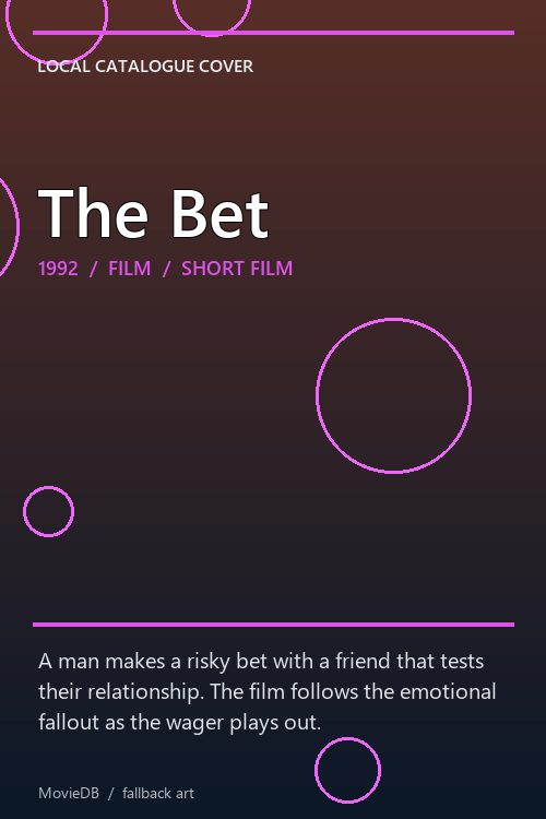 The Bet poster