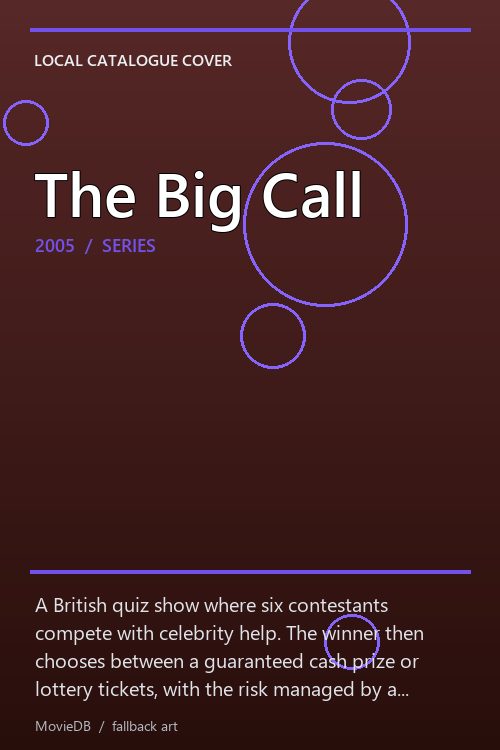 The Big Call poster