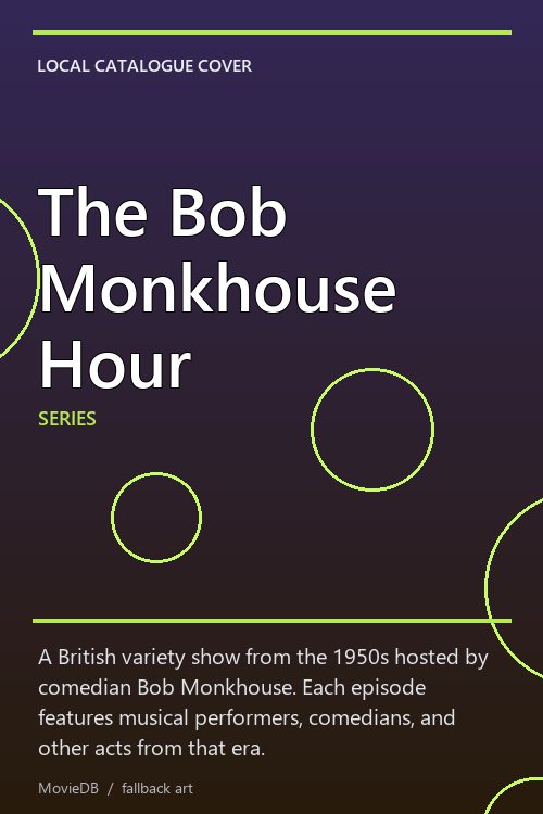 The Bob Monkhouse Hour poster