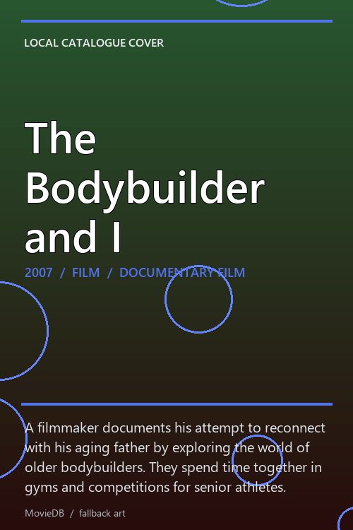 The Bodybuilder and I poster